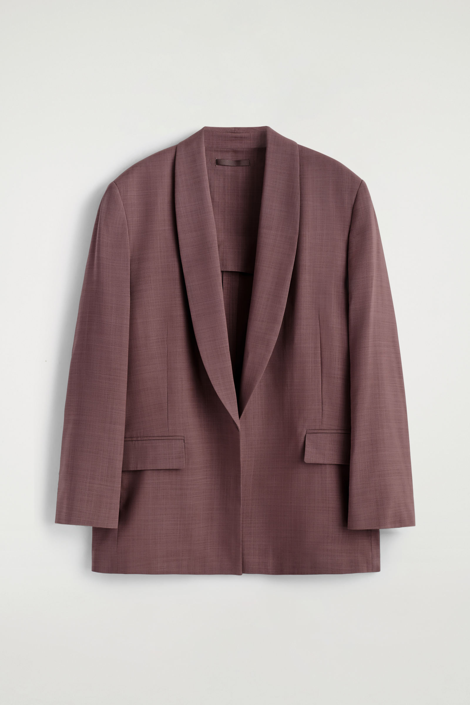 SHAWL-COLLAR WOOL BLAZER ショールカラー ウールブレザー マホガニー
