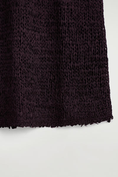 COS クロシェ編み テープヤーンミディドレス