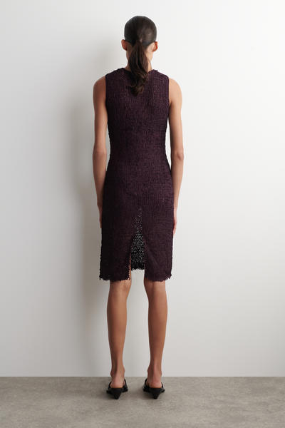 COS クロシェ編み テープヤーンミディドレス