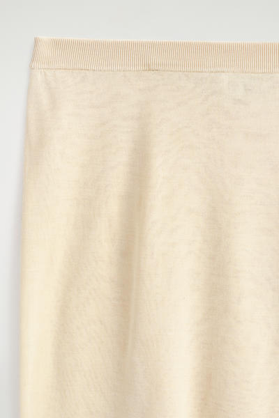 COS シアーニット シルクカシミヤスカート