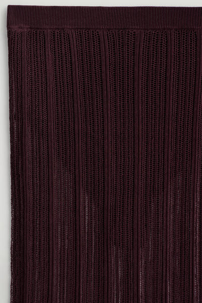 COS シアーレースニットスカート