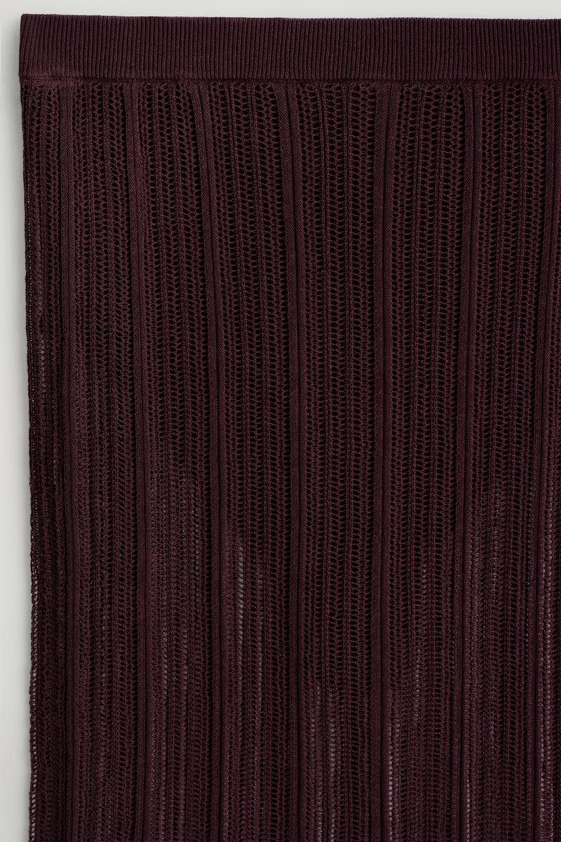 COS シアーレースニットスカート