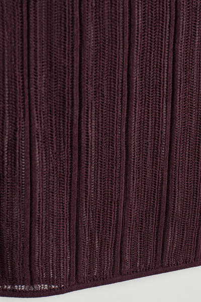 COS シアー レースニット タンクトップ