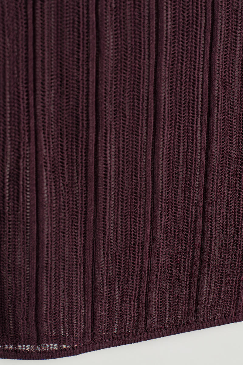 COS シアー レースニット タンクトップ