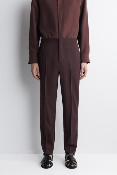 COS フルイドウール スリムフィットパンツ