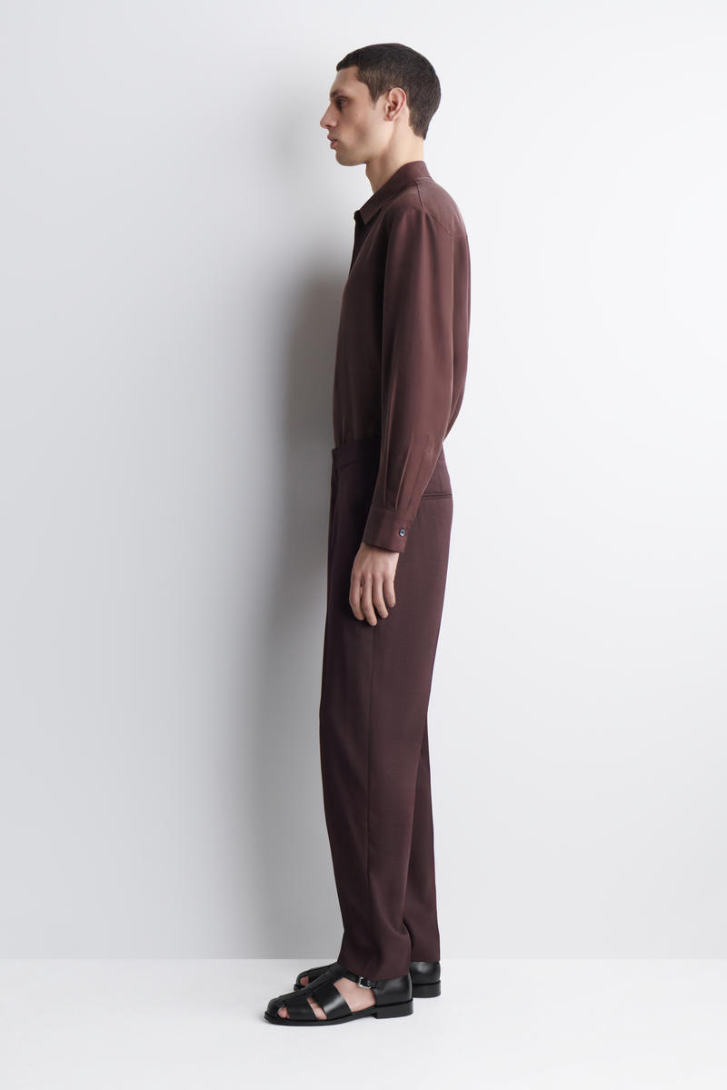 COS フルイドウール スリムフィットパンツ