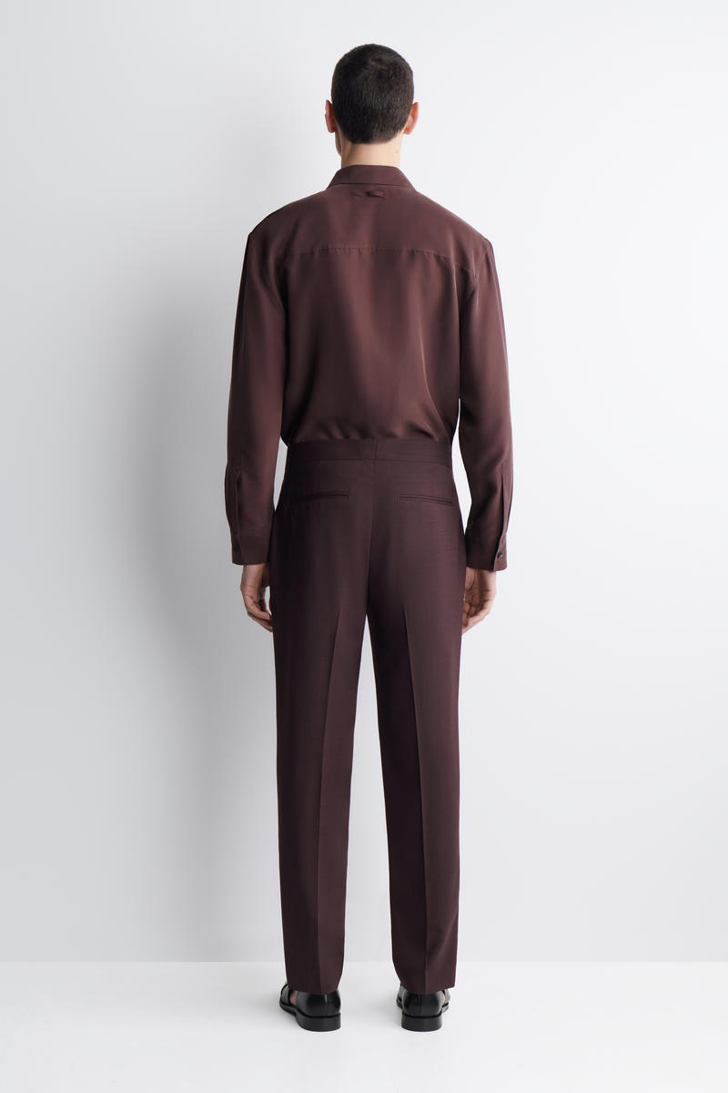 COS フルイドウール スリムフィットパンツ