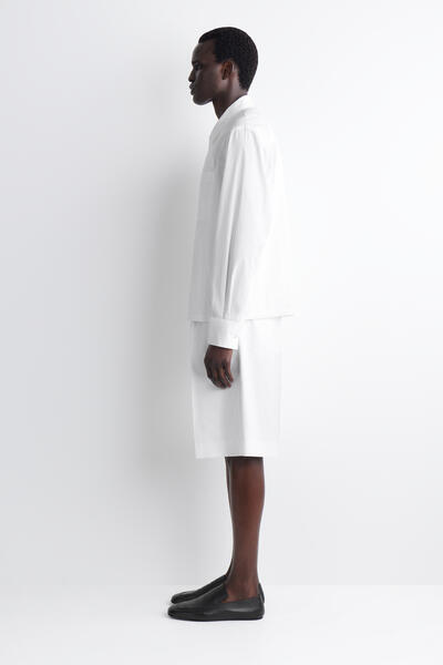 COS テーラード コットンポプリン ショーツ