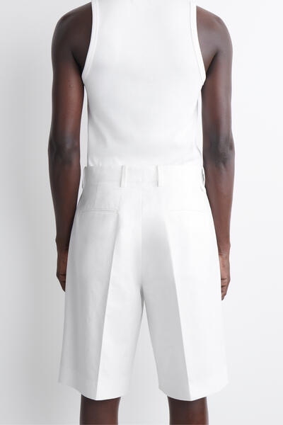 COS テーラード コットンポプリン ショーツ