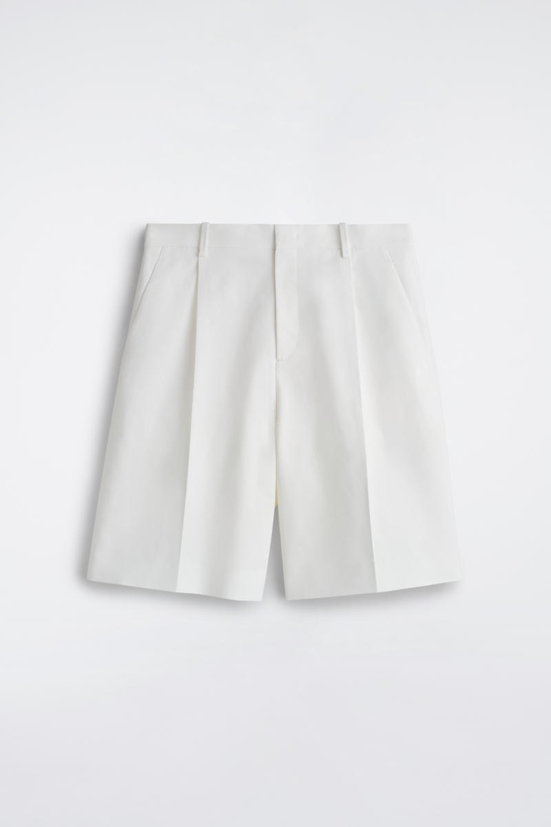COS テーラード コットンポプリン ショーツ