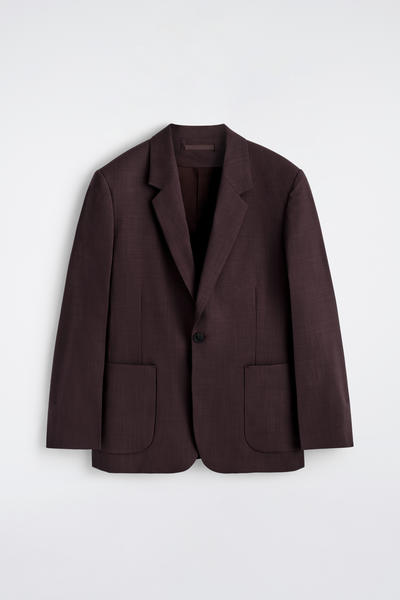 COS フルイドウールブレザー