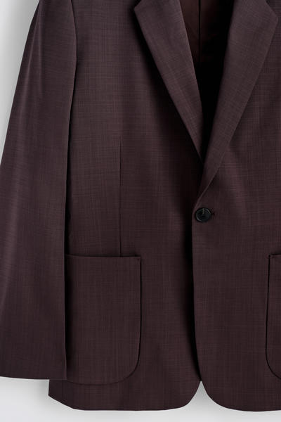 COS フルイドウールブレザー