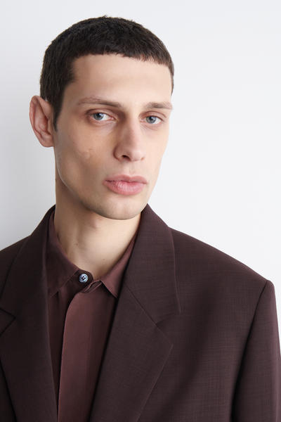 COS フルイドウールブレザー