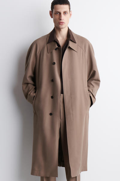 COS フルイドツイル カーコート