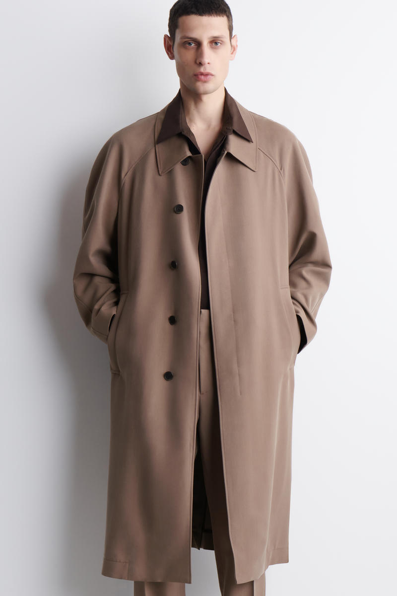 COS フルイドツイル カーコート