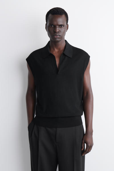 COS メリノウール  ポロベスト