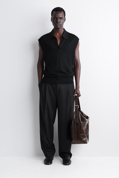 COS メリノウール  ポロベスト