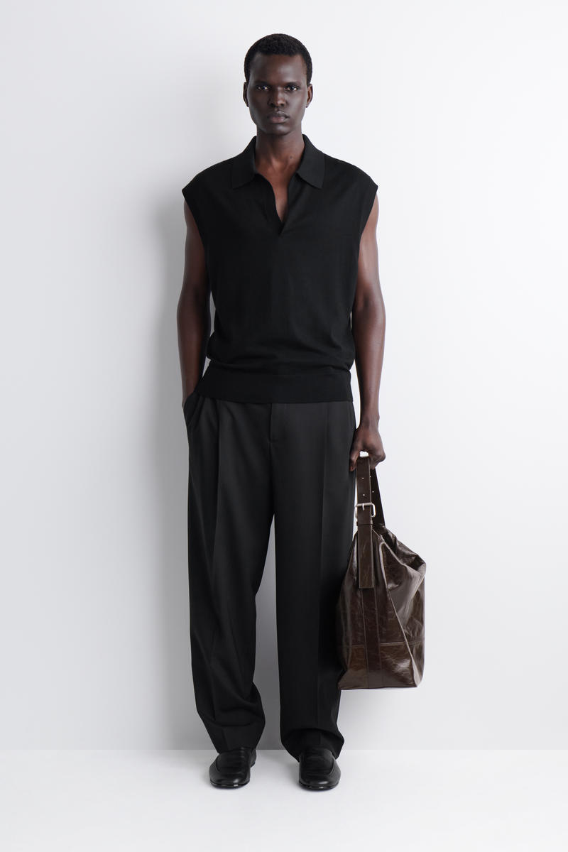 COS メリノウール  ポロベスト