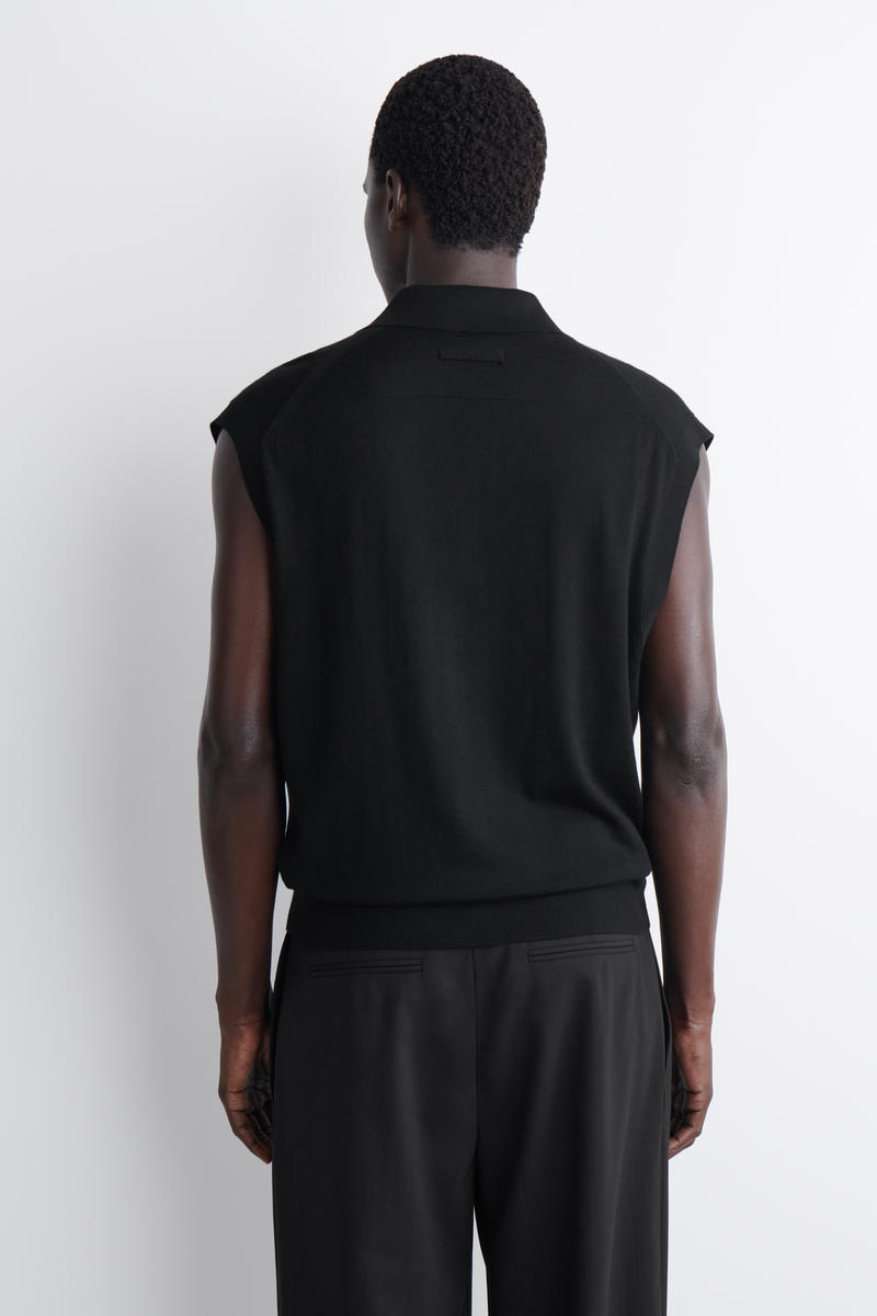 COS メリノウール  ポロベスト