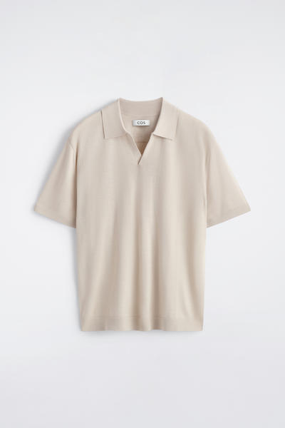 COS メリノウール ポロシャツ
