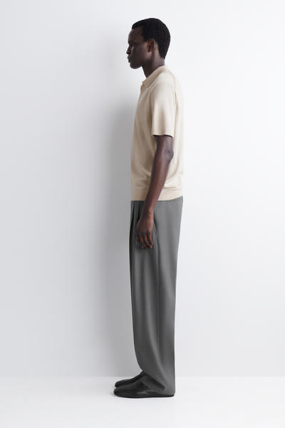 COS メリノウール ポロシャツ