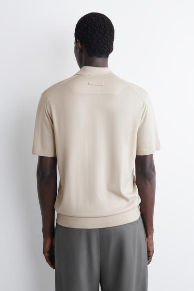 COS メリノウール ポロシャツ