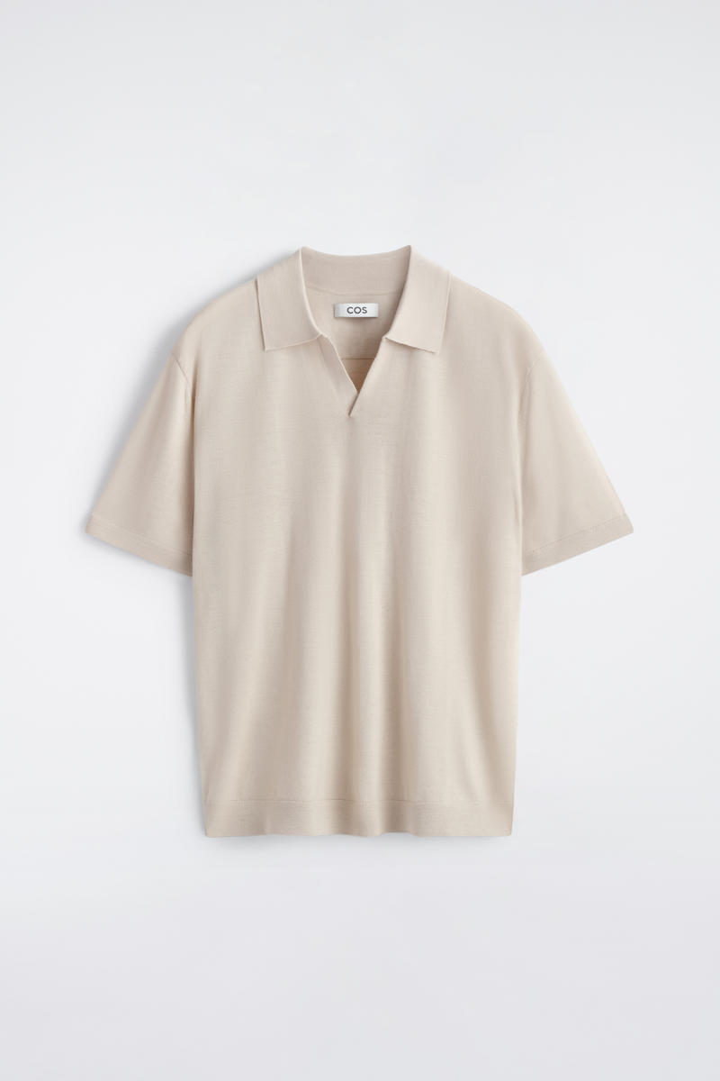 COS メリノウール ポロシャツ