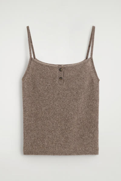 COS カシミヤタンクトップ