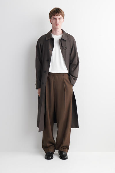 COS リラックス　コットンリネンTシャツ