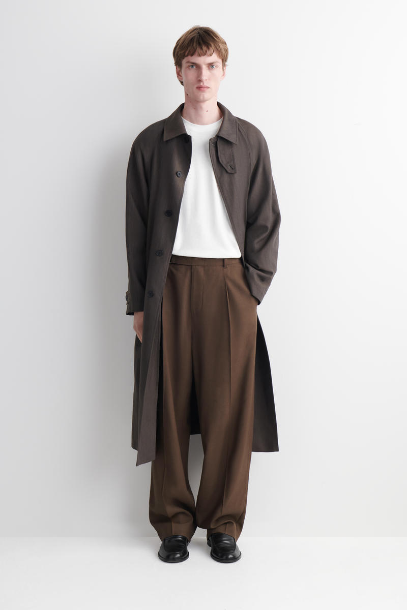 COS リラックス　コットンリネンTシャツ