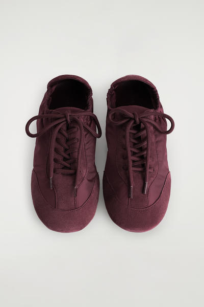 COS スエードナイロン バレエスニーカー