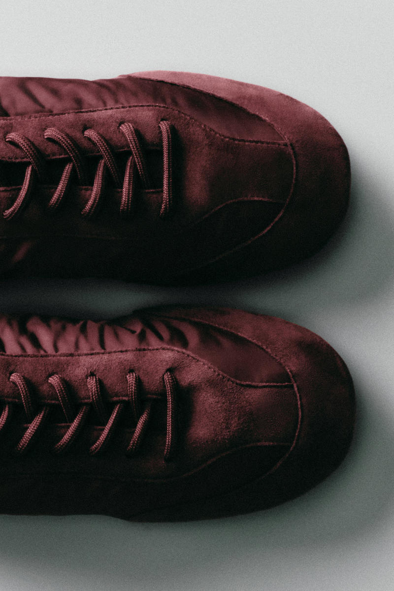 COS スエードナイロン バレエスニーカー