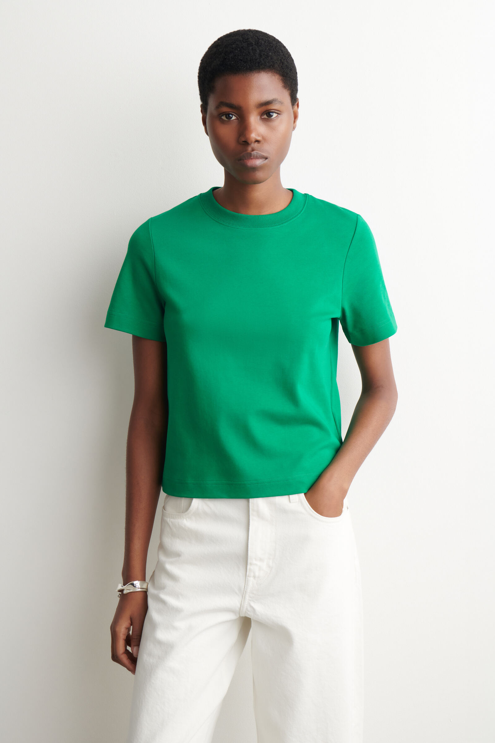 エブール 24SS クリアギザコットン カットソー 38 3910900782 CLEL（クレイル） tシャツ 「CLEL」Giza Cotton Basic Short Sleeve T