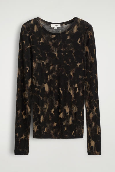 COS スリムメリノウールトップ