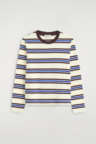 COS クリーンカット長袖Tシャツ