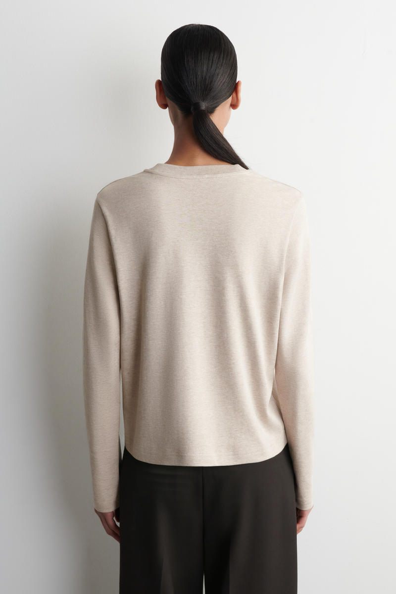 COS オーガニックコットン100％ 長袖Tシャツ