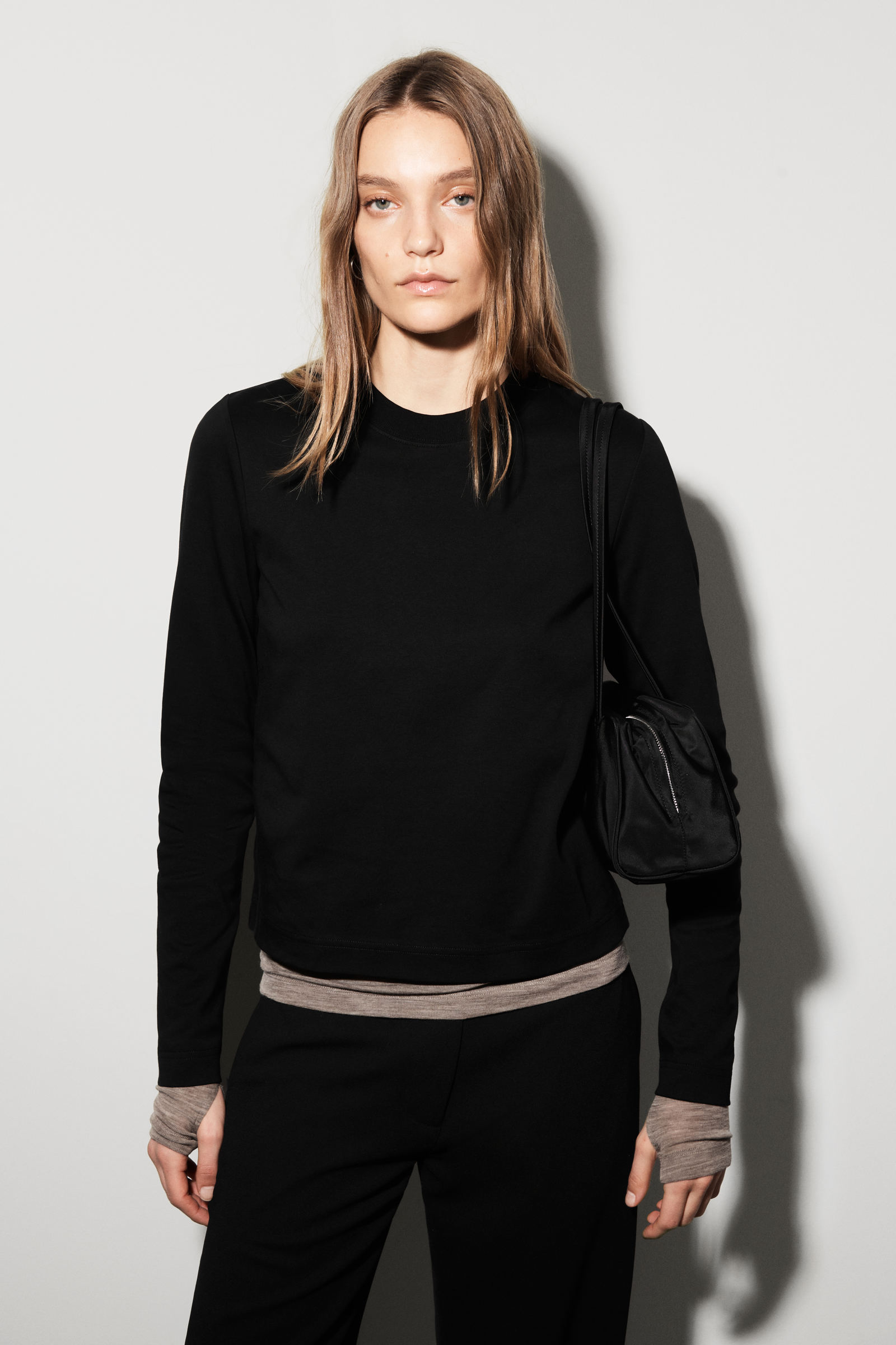 CLEAN CUT LONG-SLEEVED T-SHIRT オーガニックコットン100％ 長袖T