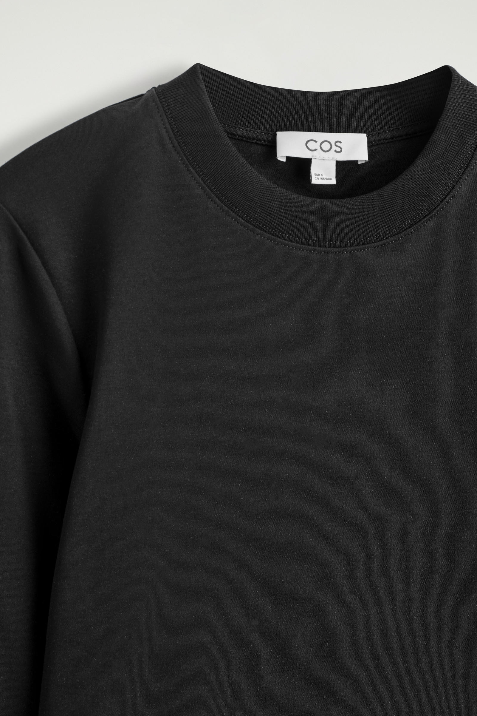 COS 長袖Tシャツ 2枚セット S 黒 白 CLEAN CUT LONG-SLEEVED T-SHIRT オーガニックコットン100％ 長袖T