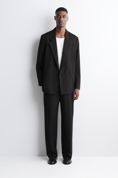 COS レザーミュールローファー