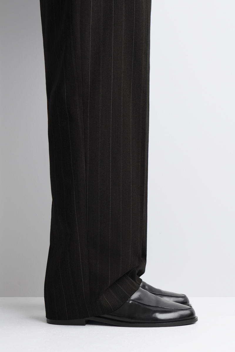 COS レザーミュールローファー