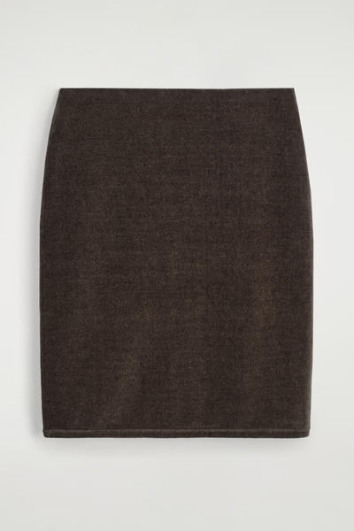 COS シェニールミニスカート