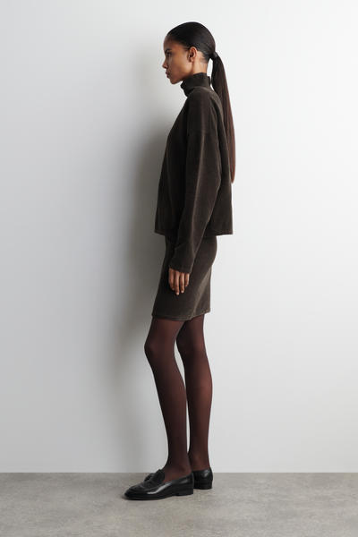 COS シェニールミニスカート