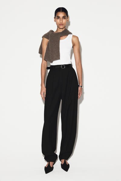 COS リブ編みコットンタンクトップ