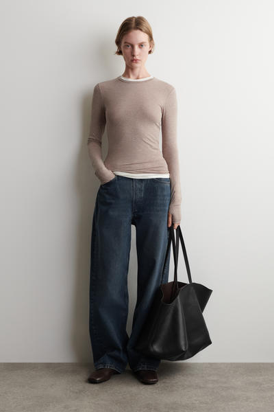 COS コットン長袖トップス