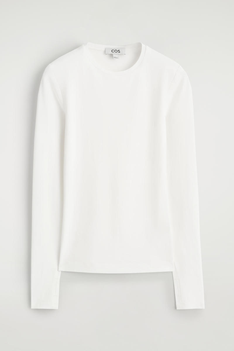 COS コットン長袖トップス