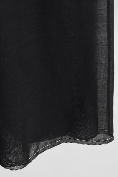 COS セミシアー レイヤードウール ミディスカート