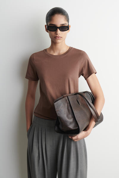 COS コットン クルーネックTシャツ