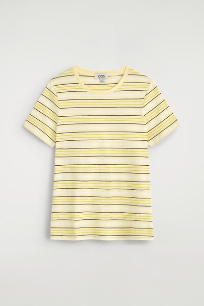 COS コットン クルーネックTシャツ