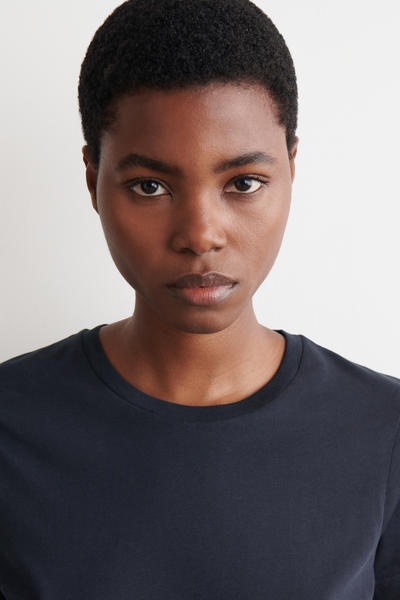 COS コットン クルーネックTシャツ