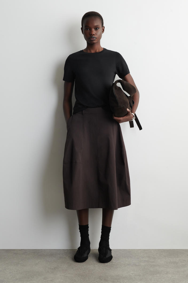 COS コットン クルーネックTシャツ